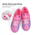thumbnail image 3 of Tacos de Fútbol Juveniles DREAM PAIRS Talla 4 Rosa Fucsia y Azul, 3 of 5