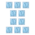 thumbnail image 1 of Kearding 1 paquete de relleno de rafia de papel Lafite, caja de regalo triturada, envoltura de embalaje, suministros para el hogar, confeti, Azul claro 10Conjunto, 1 of 6