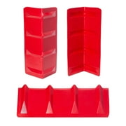 DC Cargo Mall Red Vee Board Trailer Cargo Load Corner Edge Protector and Truck Tie-Down Strap Guard Bumper Cushion, 8 x 8 x 24