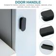 thumbnail image 5 of 6Pcs Practical Design Black ABS Cabinet Handles for Closets 1.7x1.3x0.8in, 5 of 5