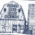 thumbnail image 5 of VHC Brands Sawyer Mill Barn Kitchen Towel, Blue, 19x28, 5 of 6