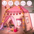 thumbnail image 2 of KANCOKIT Portable Children's Princess Castle Play Tents, Pink, 2 of 11