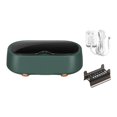 thumbnail image 2 of Limpiador ultrasónico portátil de 47 KHz con soporte para brochas de maquillaje, gafas, dentaduras postizas, relojes y adaptador para EE. UU. Verde, 2 of 9