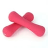 Household Neoprene Coated Strength Exercise Anti-Slip Grip Dumbbell Pink 2 Pcs