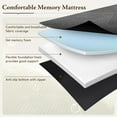 thumbnail image 2 of Tri Folding Mattress Single Size - Memory Foam Tri-fold Mattress, Handle & Non-Slip Bottom, Portable Foldable Sofa Bed Floor Mattres Chair for Travel RV Camping Guest Yoga - 4 Inch, 75"x25"x4", 2 of 4
