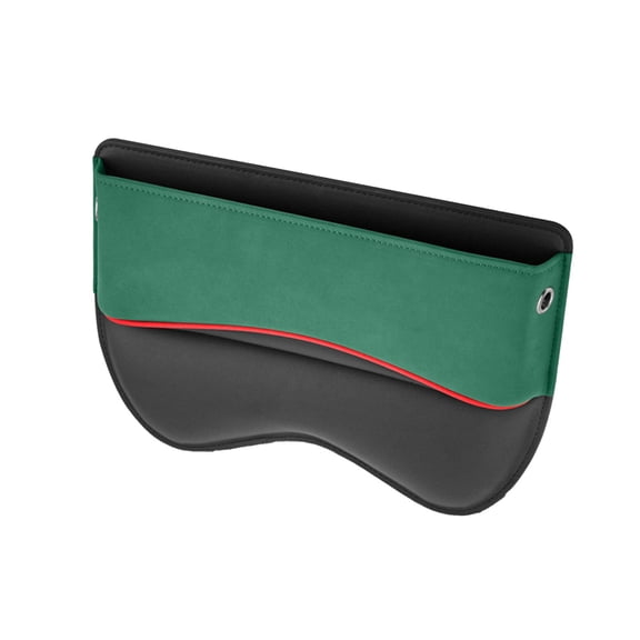 Car Seat Gap Filler Organizer, Luxury Leather Car Seat Storage Box Built-in Elasticity Sponge, Car Organizer Front Seat With Extra Storage Space