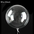 thumbnail image 1 of 1Set Led Balloon With Column Stand Luminous Transparent Bobo Balloons Stand LED String Lights Wedding Birthday Party Decoration, 1 of 7