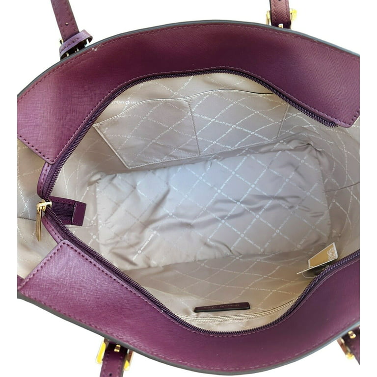 Jet Set Large Crossgrain Leather Top-zip Tote Bag