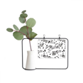 thumbnail image 1 of Cadre Photo en Métal Notes de Musique et Barres Vase Décoratif Cerac, 1 of 3