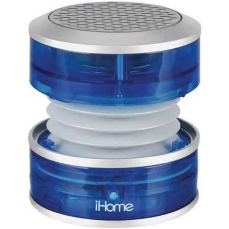 IHOME IHM60LY RECHARGEABLE MINI SPEAKER (TRANSLUCENT BLUE) - IHM60LY