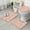 Pink Boho Bohemia, variant on Multicolor Ethnic Geometric Patchwork Pattern Bathroom Rugs Sets 3 Piece,Toilet Cover Set,Absorbent Non Slip Bathroom Mats Sets with U-Shaped Contour Rug Toilet Rug Set