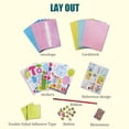 thumbnail image 3 of Kit para hacer tarjetas QIAONIUNIU, set de suministros de manualidades para niños, 3 of 7