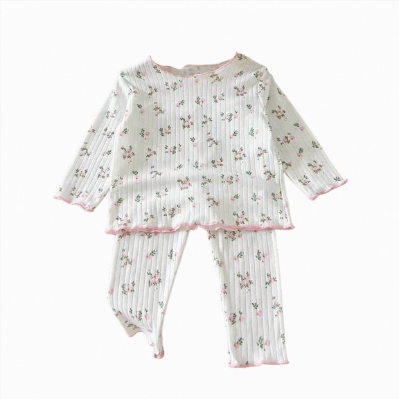 Gubotare Pajamas for Toddlers Girls 2-Piece Pajamas Sleepwear PJs for Baby, Toddler, Kids 18 24 Months (Pink,18-24 Months)