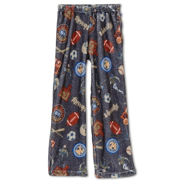 Up Past 8 Up Past 8 Boys Pajama Pants Fuzzy Sleepwear, Sports, Size