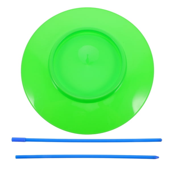 ColoMX Platos de plástico para malabarismo con palos. Actuaciones de circo. Entrenamiento de habilidades. Trucos de spinning para principiantes.