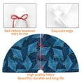 thumbnail image 4 of Yiaed Stingray Print Christmas Tree Skirt , Tree SkirtsTree Mat for Christmas Winter Holiday Indoor Decorations-48", 4 of 7