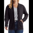 thumbnail image 1 of Sudadera con Capucha y Cremallera de Punto Flameado para Mujer, Camiseta Texturizada con Cremallera para Mujer Negro XL, 1 of 8
