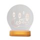thumbnail image 3 of Billuyoard Luz de noche LED 3D lámpara de noche acrílica con pilas mesita de noche adorno de iluminación decoración del Festival Iluminación y accesorios Vistoso lámpara de aceite de sésamo, 3 of 6