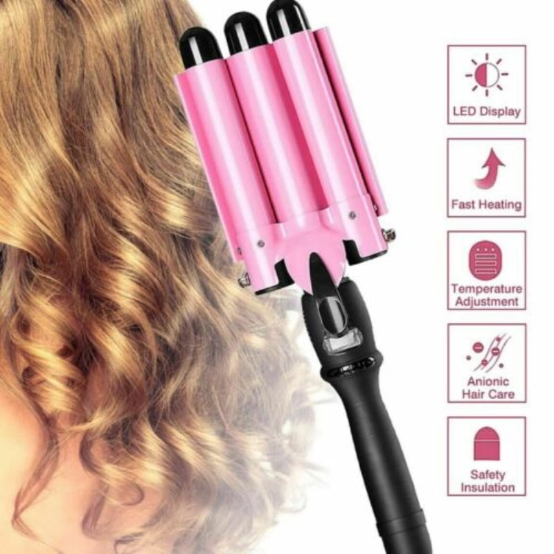 triple wand curling iron