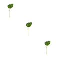 thumbnail image 4 of Kearding Hojas de palma tropical verde - Decoración reutilizable y no tóxica para fiestas Hojas de palma artificiales Hoja de plátano PU Type1 NO1, 4 of 6
