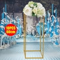 thumbnail image 3 of 10Pcs 23.6'' Tall Gold Metal Flower Stand for Wedding Table Centerpieces Decor, 3 of 12