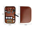 thumbnail image 5 of SITLJIN FAFAFAã€‘Golf Tool Leather Bag, Golf Accessories Are Easy to Carry, Multi-Functional, Large Capacity Storage Leather Bag Chocolate, 5 of 5