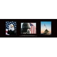 thumbnail image 2 of Frontline 24x11 Black Ornate Wood Framed with Double Matting Museum Art Print Titled - The Marines, 2 of 4
