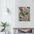 thumbnail image 4 of GOSMITH Canvas Prints Wall Art Tropical Banana Leaf Watermelon Satin - 16x20 in / 12x16 in Decorative Painting 16x20 in, 4 of 5