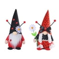 thumbnail image 4 of Halloween Ladybug Faceless Doll Plush Toy Home Decoration Red Cloth Material For Table Shelf Fireplace Mantle Decor Red, 4 of 6