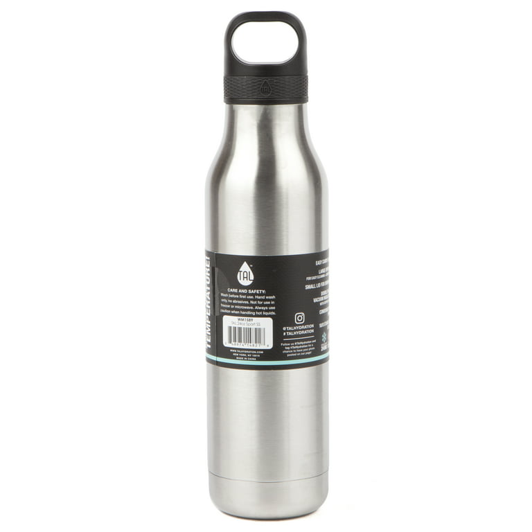 TAL Stainless Steel Water Bottle Tumblers 26 fl oz. 3 Pack, Black -  Walmart.com