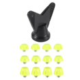 thumbnail image 4 of 12 Uds. Clavos para Zapatos de Fútbol, Tacos Botas Tornillo Roscado M5, 7mm, 10mm, Pernos Repuesto Antideslizantes, Color Verde, 4 of 11