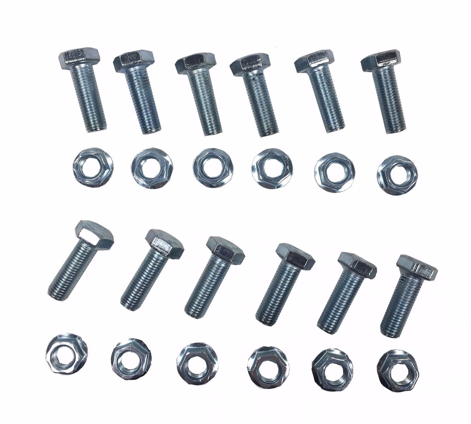 For SBC Small Block Chevy Header Flange Bolts 3/8" x 16 X 1" 24 pcs