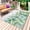 Ivory, variant on Tropical Leaves Outdoor Rug for Patio/Deck/Porch, Non-Slip Large Area Rug 6 x 9 Ft, Green Monstera Palm Leaves Summer Wood Gray Indoor Outdoor Rugs Washable Area Rugs, Camping Rug Carpet Runner