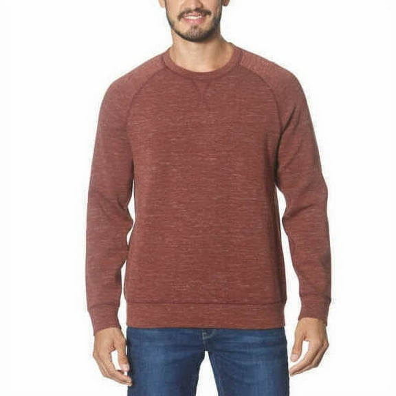 NEW!!! Gerry Men's Long Sleeve Crew Neck Stretch Pullover Sweatshirt & Medium