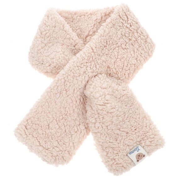 WHAMVOX Plush Scarf Warm Neck Warmer Rectangle Winter Soft Wrap Furry Thick Ski Scarf