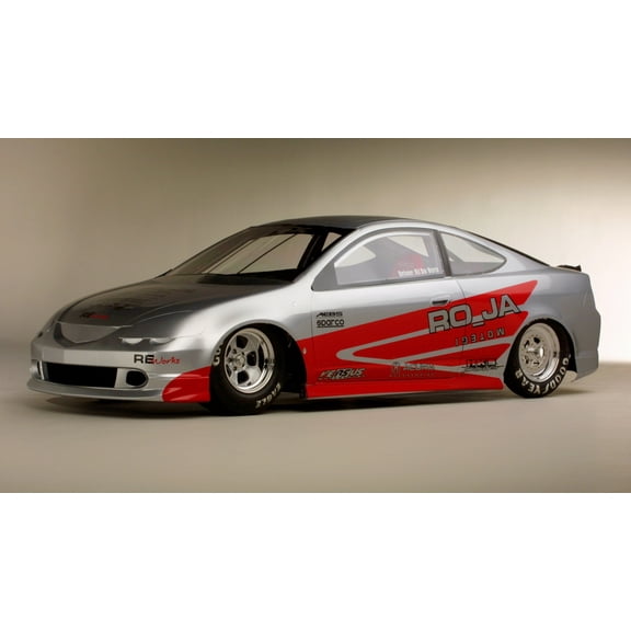 2002 Acura Rsx Pro Drag Car Wall Art Print Poster