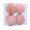 Color:Rose gold, variant on 1 Box Flocking Ball Christmas Tree Decorations Multi Color Holiday Ornaments For Festival Home Party Decoration