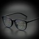 thumbnail image 2 of Gafas de presbicia multienfoque progresivas con protección contra la luz azul retro para mujeres mayores, gafas con zoom Mi Nail de montura grande, 2 of 4