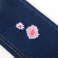 thumbnail image 6 of KIDSCOOL SPACE Little Girl Daily Embroidered Denim Pants,9-10 Years, 6 of 7