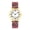 B, variant on Stretch Band Watches for Women: Analog Quartz Bohemian Easy-Read Large Arabic Numeral Expansion Stainless Steel Printed Elastic Band Watch – Versatile Colorful for All Season