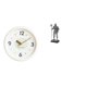 thumbnail image 1 of Reloj de pared,Reloj de pared decorativo,moderno y elegante.,Reloj de pared redondo silencioso y sin tictac,regalo,Figura de escritorio,Estatua de, 1 of 8