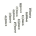 10Pcs Hex Shank Connecting Rod Adapter Drill Chuck M10 Polishing Disc