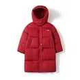 thumbnail image 7 of Kogui Boys Coats Lightweight Heart Quilted Puffer Jacket for Girls & Kids Zip Up Hooded Coat with Kangaroo Pocket Size 11-12 (Red,11-12 Years), 7 of 7