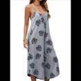 thumbnail image 3 of Vestidos Bohemios Tipo Mameluco para Mujer, Ropa Extravagante, Ropa Hippie, Conjunto Elegante de una Pieza. Gris M, 3 of 7