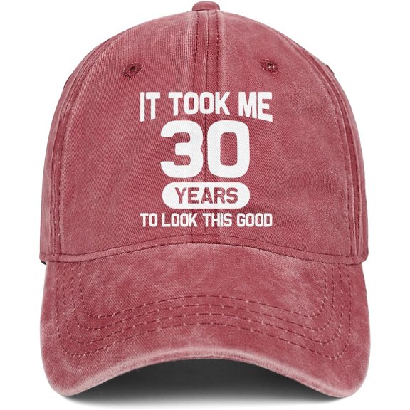 30th Birthday Gifts for Men Women 30 Year Old Gifts 1995 Birthday Vintage Hat Him Her 100% Cotton Baseball Cap