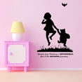 thumbnail image 3 of Children People Say Nothing's Impossible Adorable Quote Wall Decal Decoration Bear And Friend Cartoon Character Silhouette Happy Walk Lasts Years and Easily Removable - Size: 14 In(W) x 20 In(H), 3 of 5