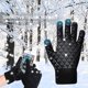 thumbnail image 4 of BRILLAR Guantes de invierno con pantalla táctil para hombres y mujeres - Guantes de punto cálidos para acampar, hacer senderismo y actividades al aire libre - Suaves y elásticos - Compatibl, 4 of 5