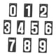 thumbnail image 5 of Mareador de puntaje Sports SporeToard, Números 0-9, tarjetas de flip de puntaje manual, puntaje de fútbol con tarjetas de número de fútbol tenis bola gris, 5 of 8