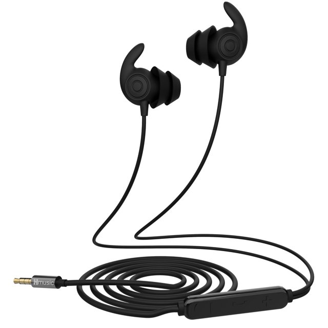 Auriculares para dormir Hmusic Auriculares para dormir con cable, conector de 3,5 mm