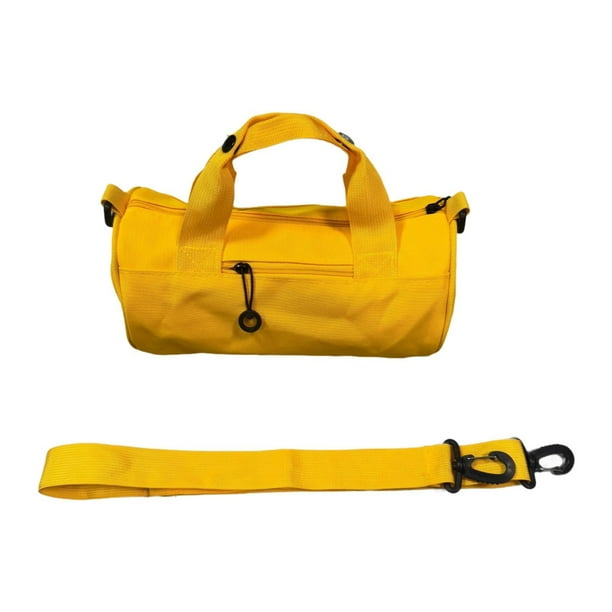 Bolsa de baile para niñas, bolsa de lona multiusos para deportes nocturnos y gimnasia. amarillo